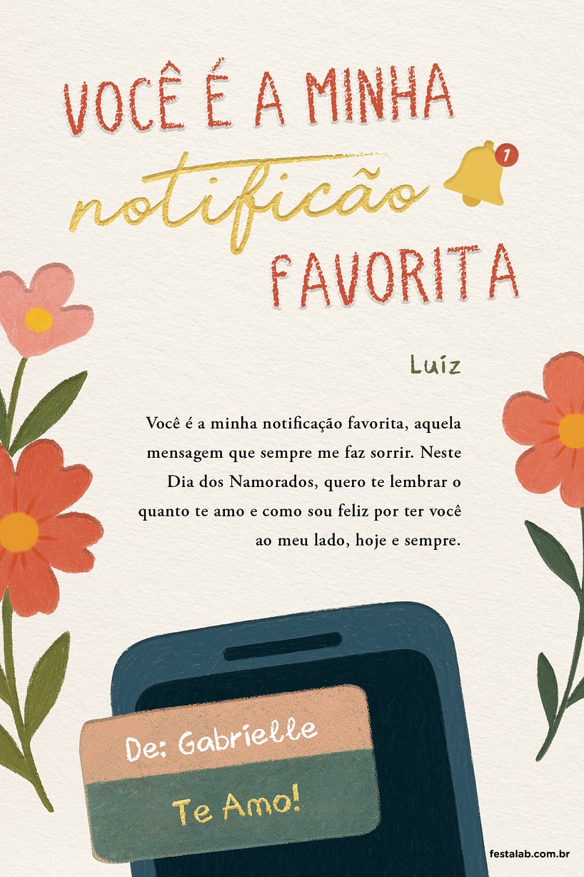 Crie seu Cartão de Datas Comemorativas com a Festalab