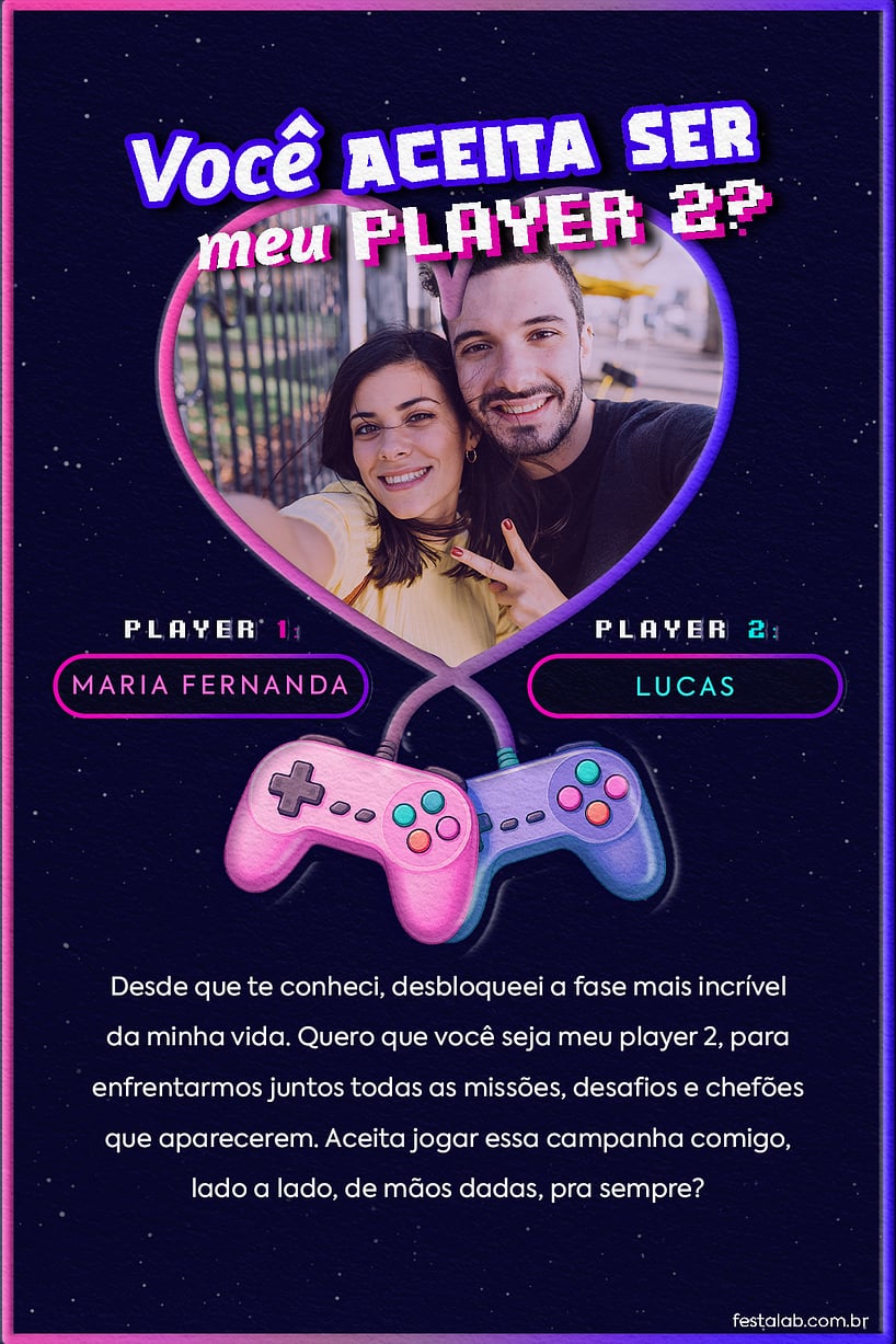 Crie seu Cartão de Dia Dos Namorados com a Festalab