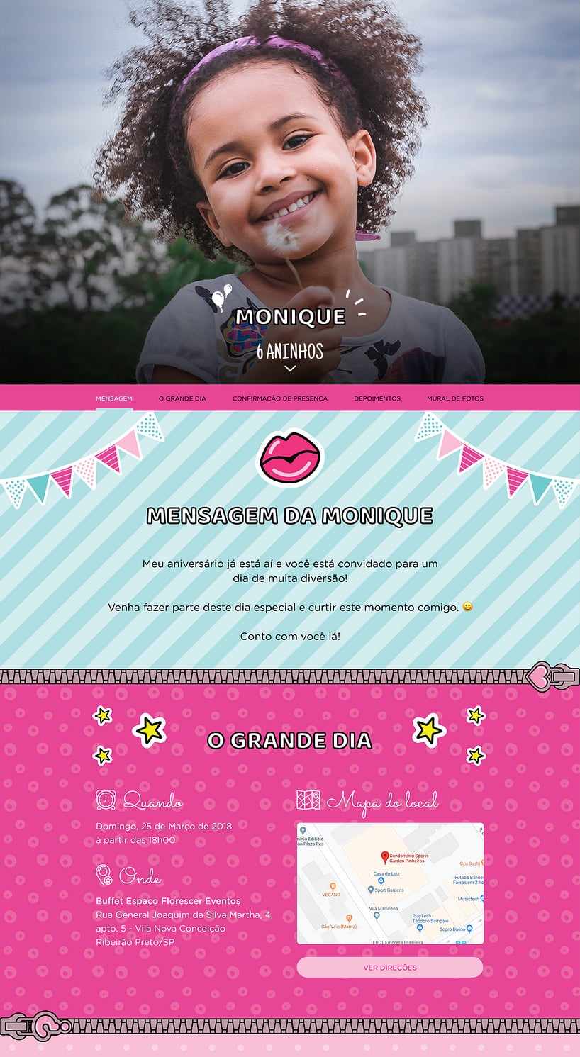 Convite online de aniversário - L.O.L.| FestaLab