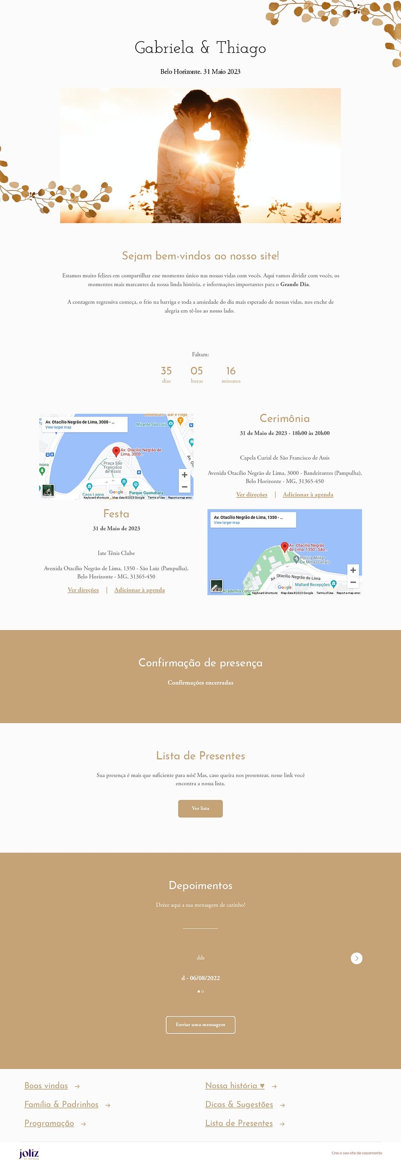 Crie seu site de Casamento - Arranjo de Pilea dourado| FestaLab